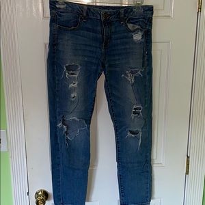 American Eagle ripped jeans